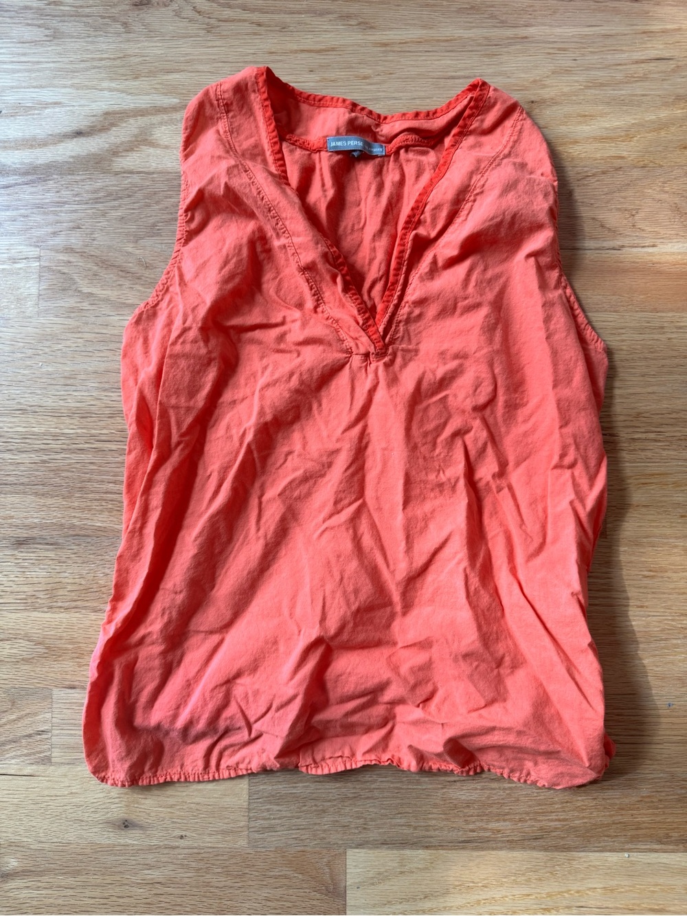 Vintage James Perse Coral cotton tank 3